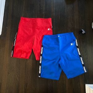 STARTER cotton/spandex bike shorts